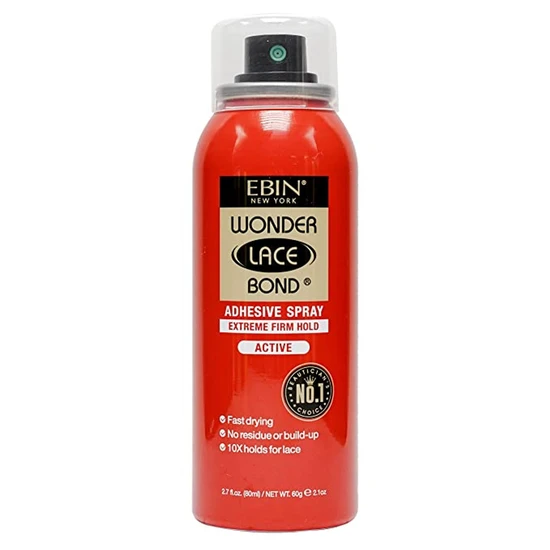 Ebin New York Wonder Lace Bond Adhesive Spray Extreme Firm Hold Active 30ml