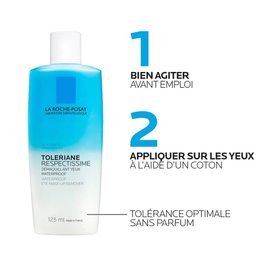 La Roche-Posay Respectissime Waterproof Eye Makeup Remover 125ml
