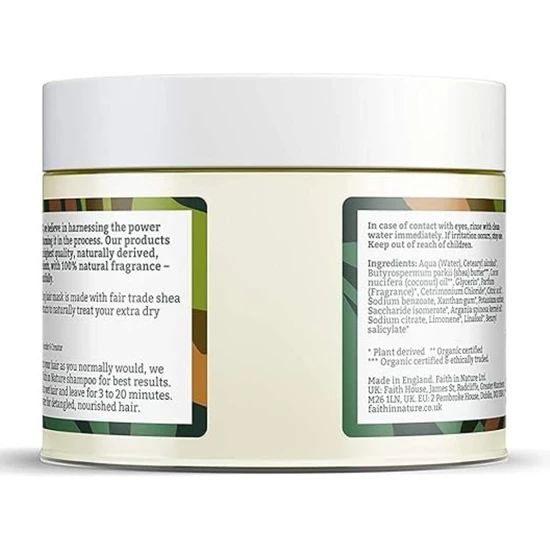 Faith in Nature Shea & Argan Hair Mask 300ml