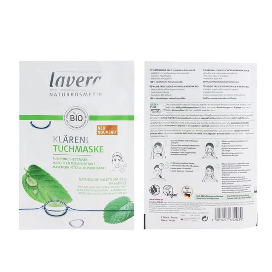 Lavera Sheet Mask Purifying 1sheet