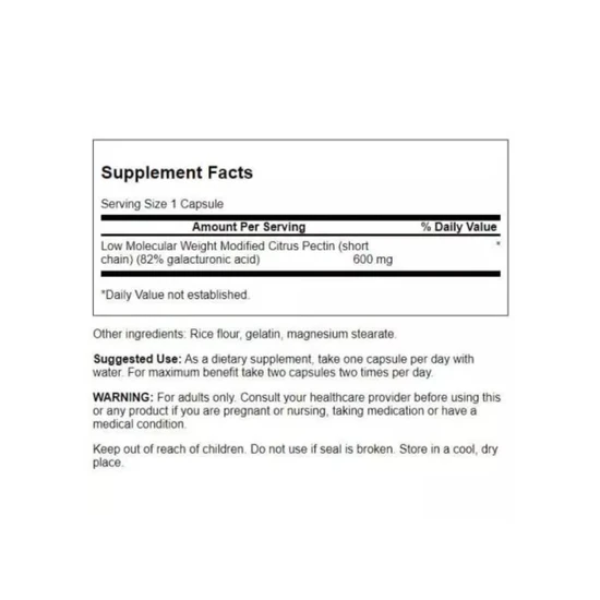 Swanson PectiPure 600mg Capsules 60 Capsules