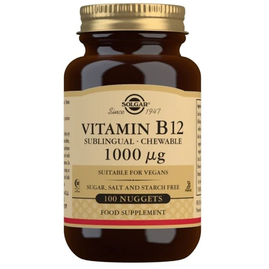 Solgar Vitamin B12 1000mcg Nuggets x100