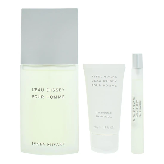 Issey Miyake L'Eau D'Issey Pour Homme Eau De Toilette 125ml Gift Set 125ml & 10ml Eau De Toilette & 50ml Shower Gel