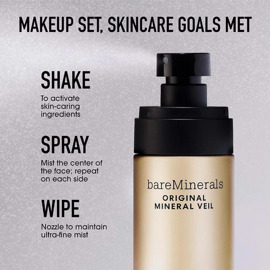 bareMinerals Original Mineral Veil 24HR Natural Matte Setting Spray 100ml