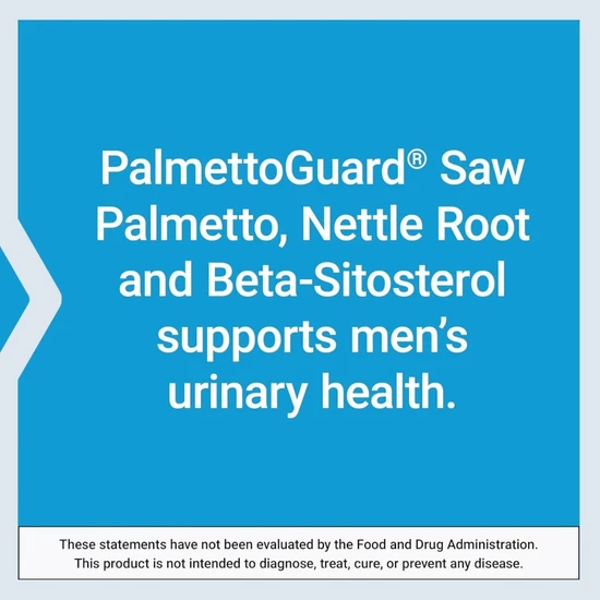 Life Extension PalmettoGuard Saw Palmetto/Nettle Root With Beta-Sitosterol 60 Softgels