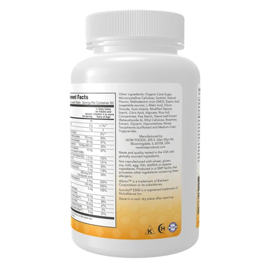 NOW Foods Kid Vits Berry Blast Chewables 120