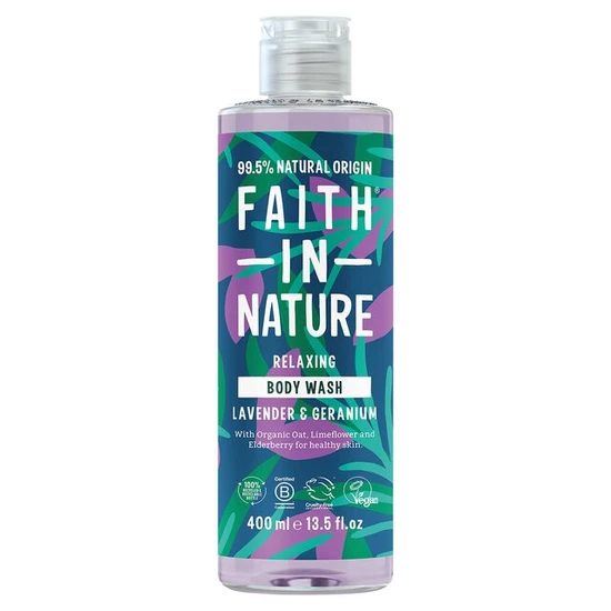 Faith in Nature Lavender & Geranium Relaxing Body Wash 400ml