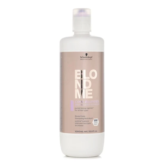 Schwarzkopf Blondme Cool Blondes Neutralising Shampoo 1000ml