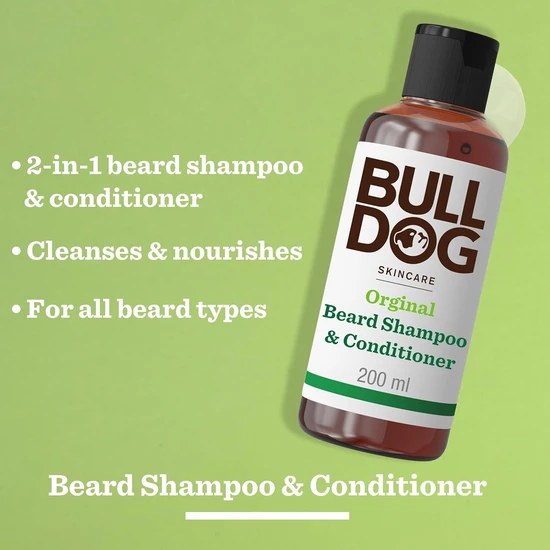 Bulldog Original 2-in-1 Beard Shampoo & Conditioner 200ml