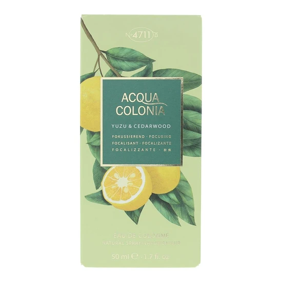 4711 Acqua Colonia Yuzu & Cedarwood Eau De Cologne 50ml
