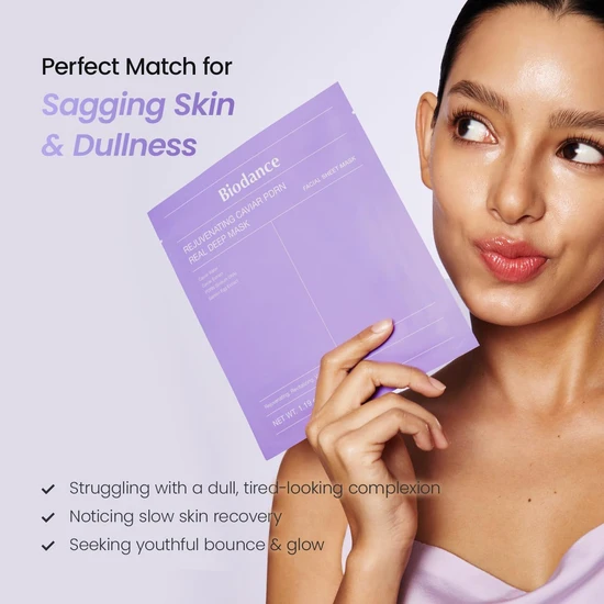 Biodance Rejuvenating Caviar PDRN Real Deep Mask Box