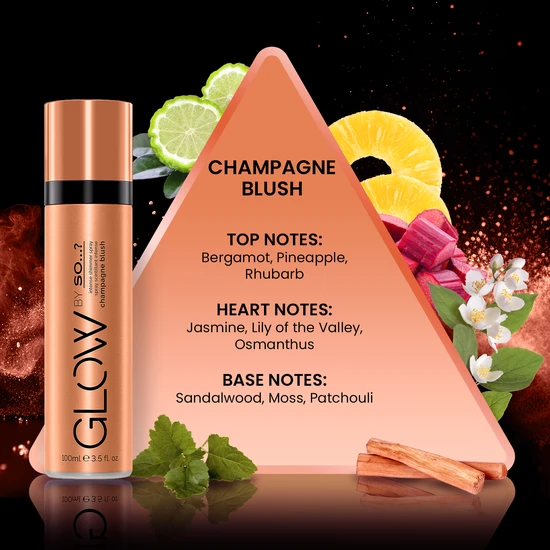 SO...? Glow By So...? Intense Shimmer Spray Champagne Blush