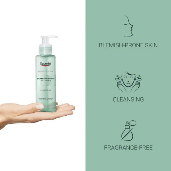 Eucerin DermoPurifyer Oil Control Cleansing Gel 200ml