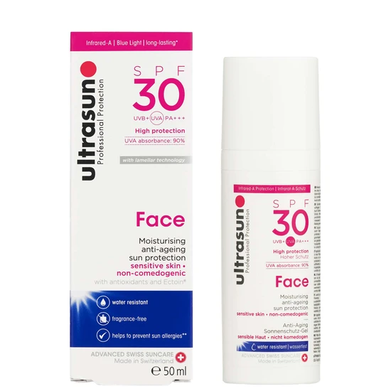 Ultrasun Face Anti-Ageing Sun Protection High SPF 30 50ml