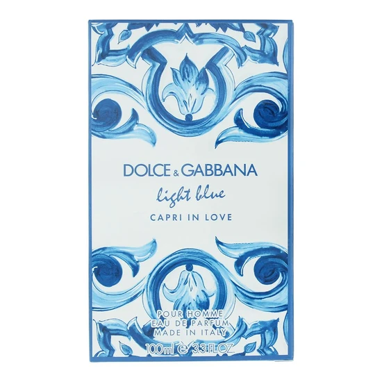 Dolce & Gabbana Light Blue Love In Capri Pour Homme Eau De Parfum 100ml