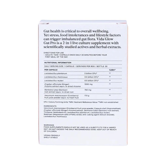 Vida Glow Gut Pro 30 Capsules