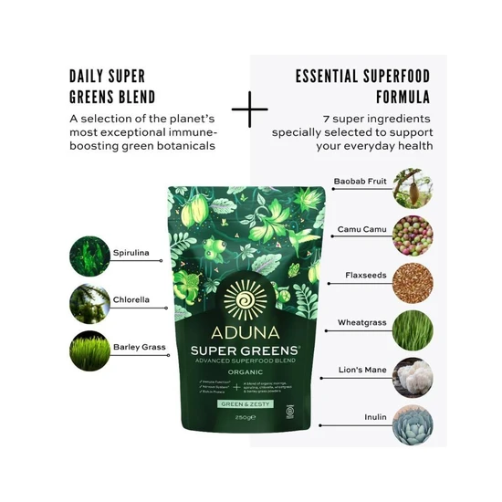 Aduna Super Greens Advanced Superfood Blend 250g