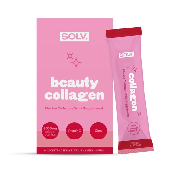 SOLV Cherry Liquid Collagen Sachet 14 Sachets