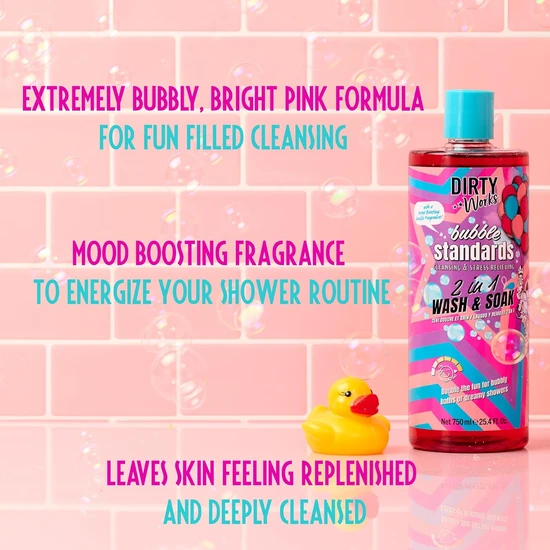 Dirty Works Bubble Standards 2 In 1 Wash & Soak 750ml