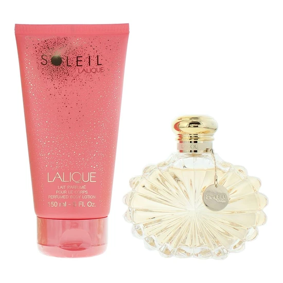 Lalique Soleil Eau De Parfum 50ml Gift Set 50ml Eau De Parfum + 150ml Body Lotion
