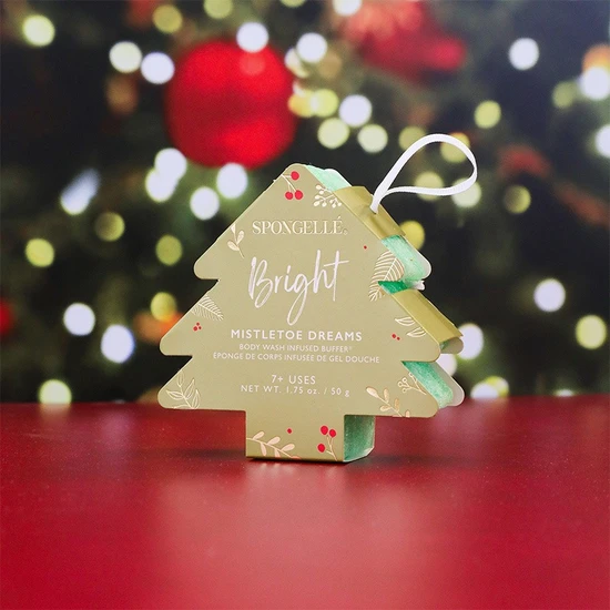 Spongelle Bright Body Wash Infused Buffer Mistletoe Dreams 50g