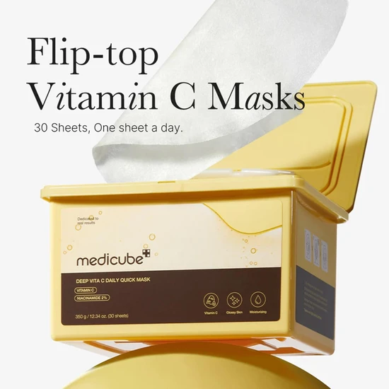 Medicube Deep Vita C Daily Quick Mask 30 Sheets