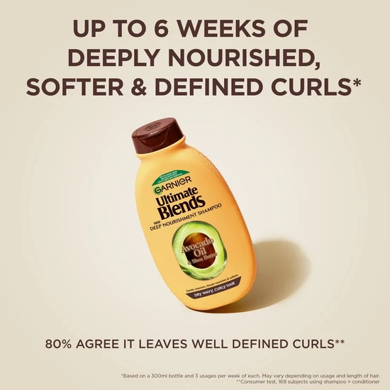 Garnier Ultimate Blends Avocado Oil & Shea Butter Deep Nourishment Shampoo 300ml