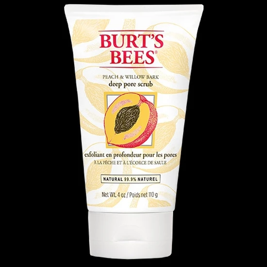 Burt's Bees Peach & Willowbark Deep Pore Scrub 110g