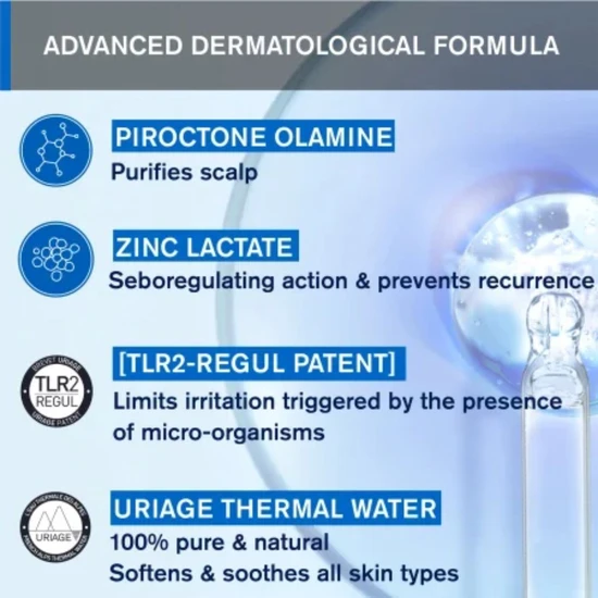 Uriage DS Hair Soft Balancing Shampoo 200ml