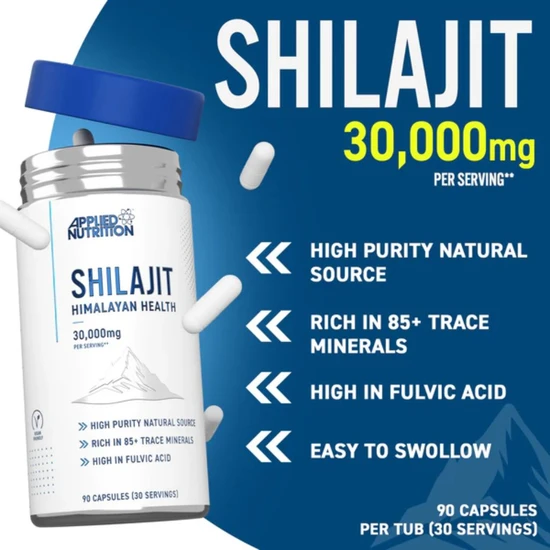 Applied Nutrition Shilajit Capsules 90 Capsules
