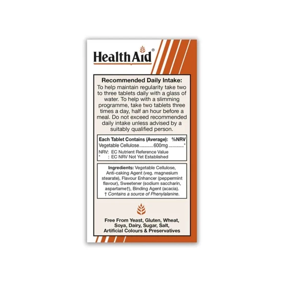 Health Aid Fibre Aid 600mg Tablets 100 Tablets