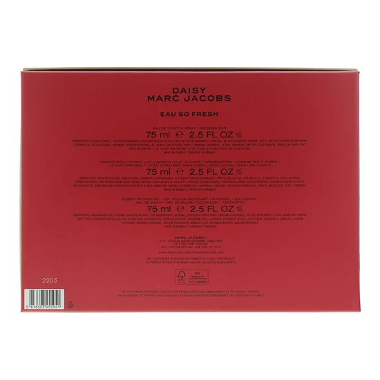 Marc Jacobs Daisy Eau So Fresh Eau De Toilette Body Lotion + Shower Gel 75ml