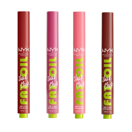 NYX Professional Makeup Fat Oil Slick Click Shiny Lip Balm Double Tap