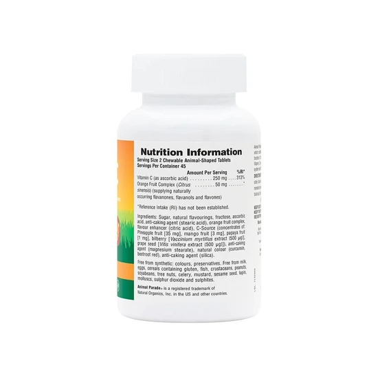 Nature's Plus Animal Parade Vitamin C Chewables 90 Chewables