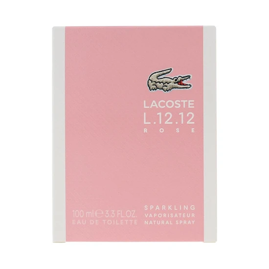 Lacoste L.12.12 Rose Eau De Toilette Sparkling 100ml