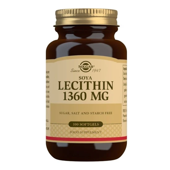 Solgar Lecithin 1360mg 180 Softgels