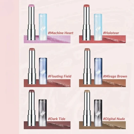 Glisten Cosmetics Mirage Brown Crystal Glossy Rouge Lip Gloss Cheeryep