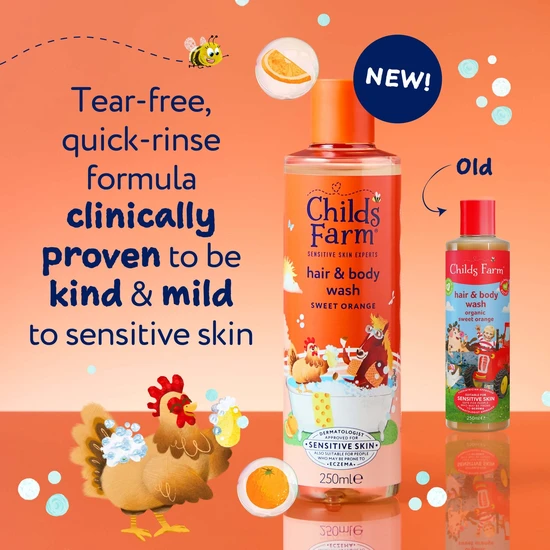 Childs Farm Sweet Orange Hair & Body Wash 250ml