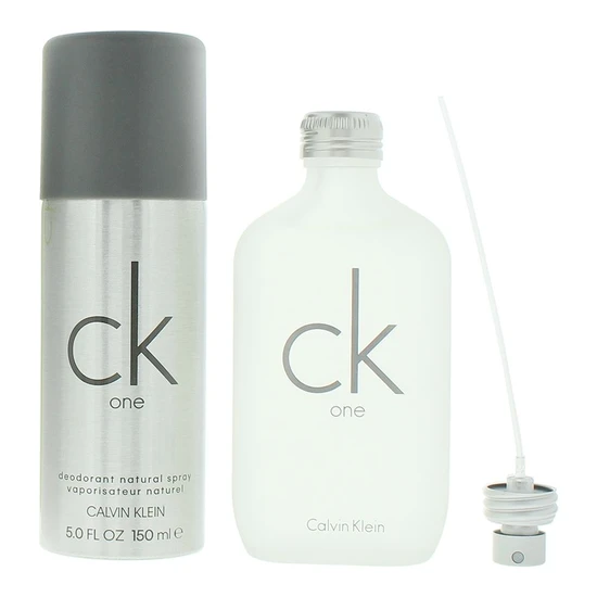 Calvin Klein CK One Eau De Toilette 100ml + Deodorant Spray 150ml Gift Set 100ml