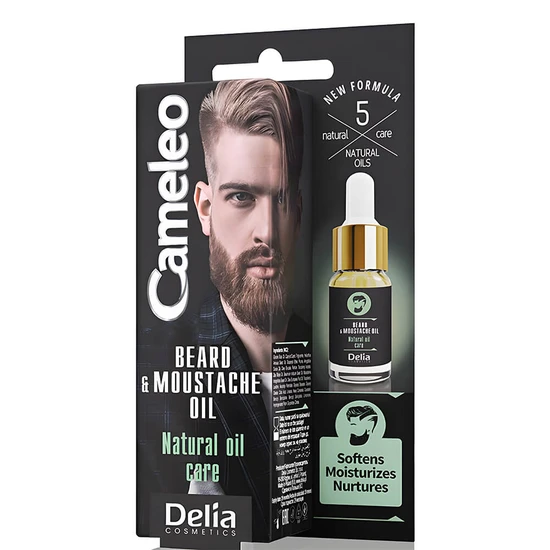 Cameleo Men's Beard & Moustache Oil 10ml