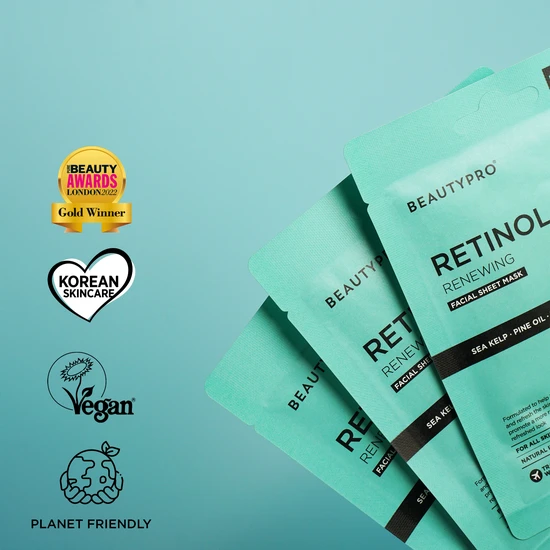 BeautyPro RETINOL Anti-Ageing Sheet Mask x1