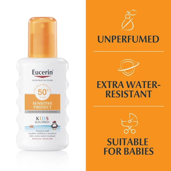 Eucerin Sun Sensitive Protect Kids Spray Sunscreen SPF 50+ 200ml