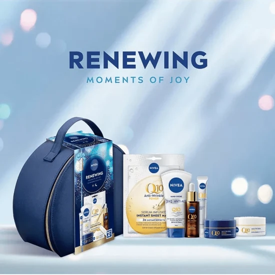 Nivea Renewing Moments Of Joy Q10 Anti-Wrinkle 6pc Gift Set