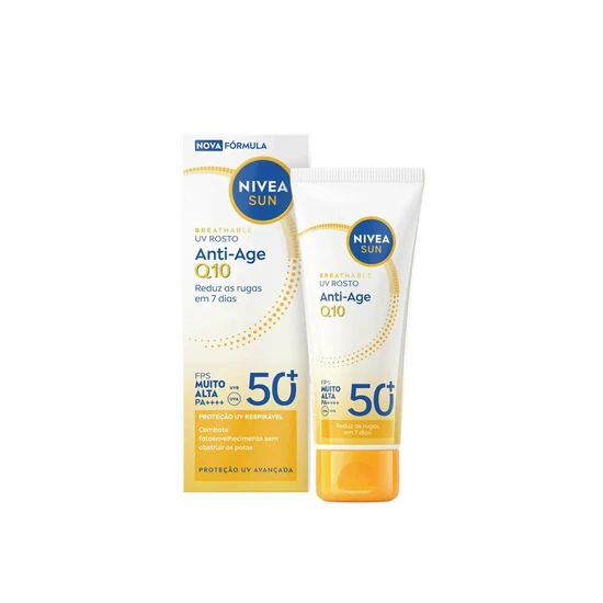 Nivea Sun Breathable UV Face Q10 Anti-Age Sunscreen SPF 50+ 40ml