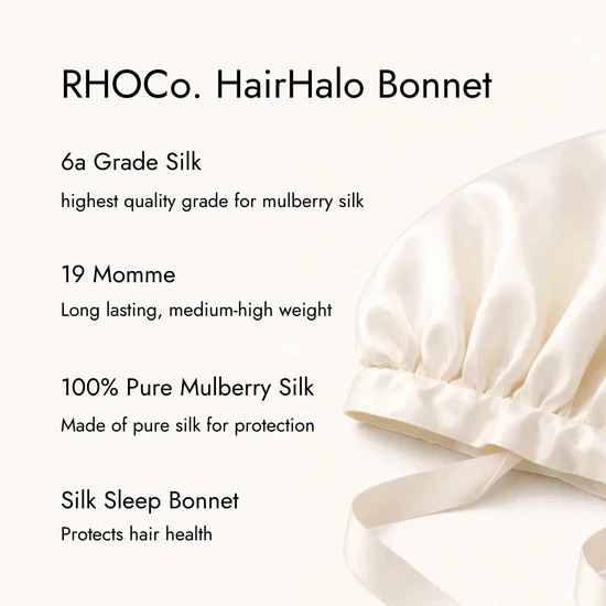 Rosemary Hair Oil Co RHOCo. HairHalo Pure Silk Bonnet