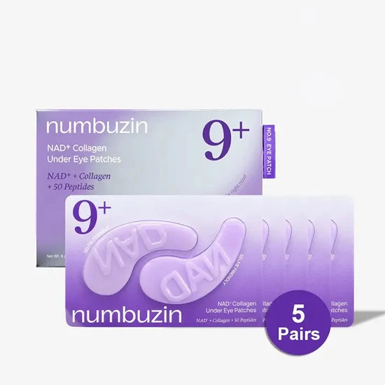 Numbuzin No.9 NAD Collagen Under Eye Patches x5