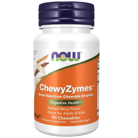 NOW Foods ChewyZymes 90 Chewables