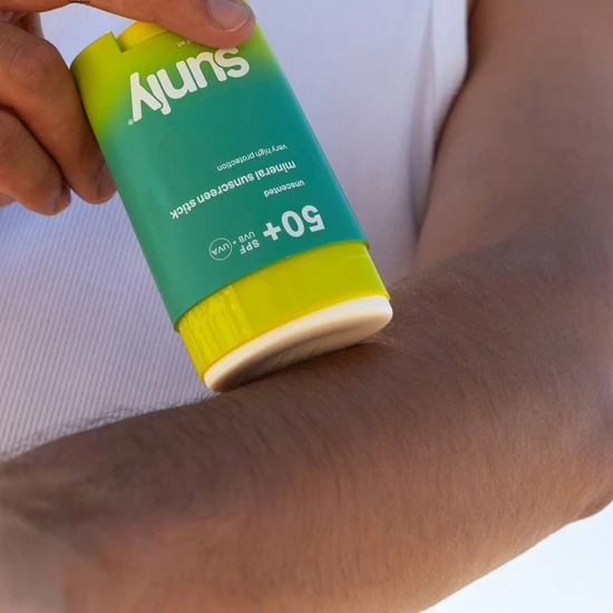 Attitude Sunly Unscented Mineral Sunscreen Stick SPF 50+ 60g