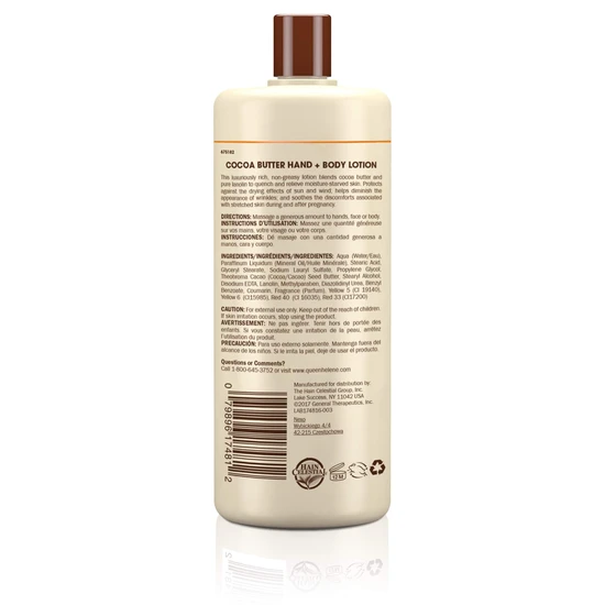 Queen Helene Cocoa Butter Hand & Body Lotion 907g