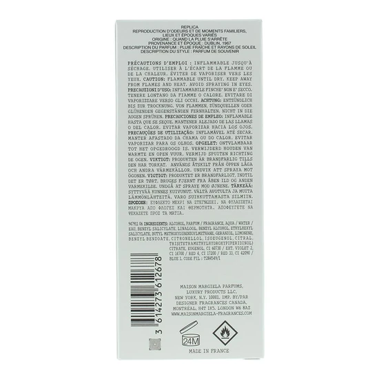Maison Margiela When The Rain Stops Eau De Toilette 100ml